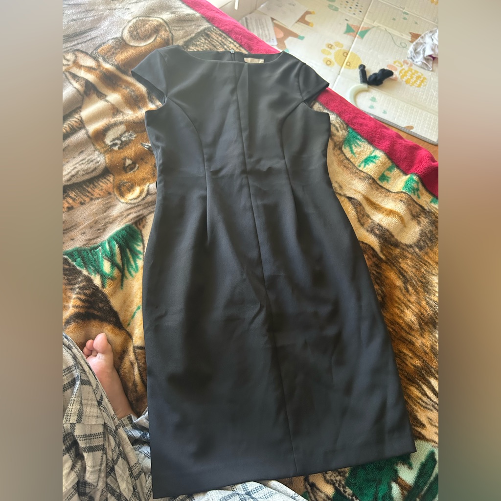 H&M Classic Black Midi Dress